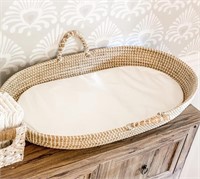 New Kuzia Seagrass Baby Changing Basket