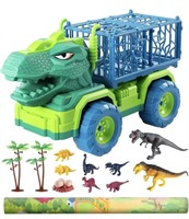 New Dinosaur Transport Truck for Kids 3-5, T-rex