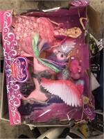 New Princess Doll Playset with Unicorns Toys for