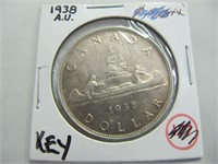 1938 $1 CDN COIN