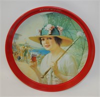 Coca-Cola "Girls at the Seashore" 1918 Repro Tray