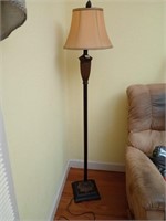 Great 63 inch floor lamp with an ornate base