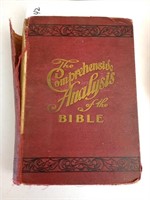 1910 Comprehensive Analysis of the Bible. Binding