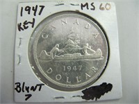 1947 $1 CDN COIN