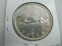1948 $1 CDN COIN