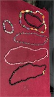 Lot of 6 Miscellaneous Beaded Jewelry