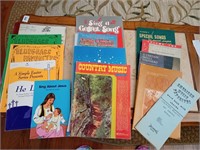 Mixed lot of sheet music books