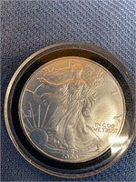 2000 Walking liberty 1 Oz fine silver dollar