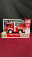Friction Powered Firetruck Toy