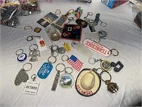 Group of Novelty & Advertising Key Chains