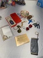 Group of Novelty Key Chains