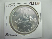 1950 $1 CDN COIN