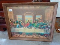 Last supper picture. Approx 22 inches wide and 18