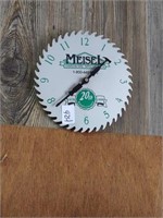 Meisel hardware specialities advertising clock