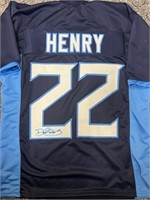 Titans Derrick Henry Signed Jersey with COA