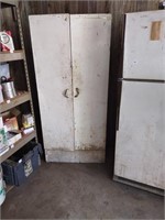 Fantastic vintage metal utility cabinet
