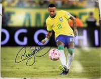 Neymar Signed 11x14 with COA