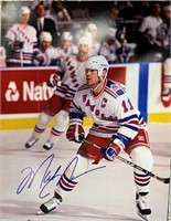 Rangers Mark Messier Signed 11x14 with COA