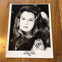 Autographed Traci Lords Ice Publicity Promo Photo