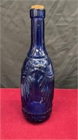 Vintage Colbalt Blue Glass Decanter