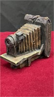Vintage Folding Camera Figurine