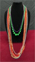 Lot 6 of Beaded Necklaces