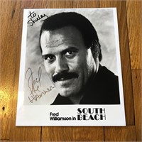 Autographed Fred Williamson Publicity Promo Photo