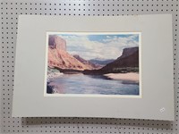 Red Rock Cliffs Picture 30"L x 20"H