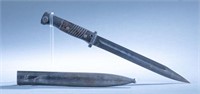WWII German M1884/98 bayonet and scabbard
