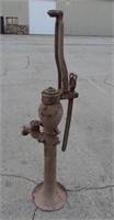Antique Cast Iron Well Pump 1867 Heavy