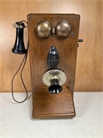 Antique Kellogg electric telephone