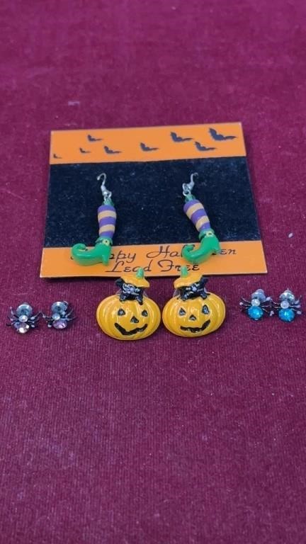Lot of Halloween Earrings