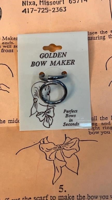 Golden Bow Maker (Perfect Bows in Seconds)
