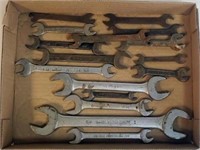 Box Lot Open End Wrenches USA