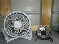 Two Tested and Working Table Fans
