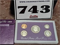 1989 Uncirculated Proof Coin Set