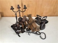 Vintage primitive tools & sad irons