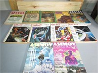 Lot of 10 Vintage Sci-Fi and Mystery Magazines,