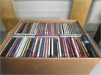Box of 70-80est of Audio CD's, Van Halen, ZZ Top