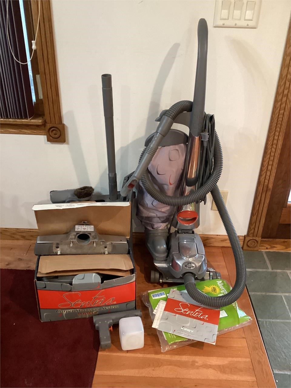 Sentria Kirby vacuum + attachments+shampooer