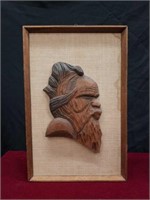 Antique Wooden Carving of Aboriginal Man
