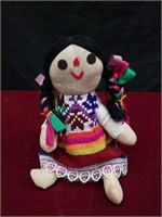 Mexican Folk Art Cloth Doll