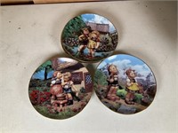 M.J. Hummel limited edition plates