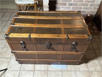 Large steamer trunk chest