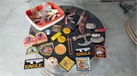 Patches, multi-tool, Skoal knife & more