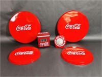 Four Coca-Cola Plates, Coca-Cola Alarm & Timer