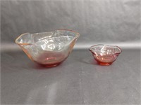 Pink Ombre Matching Display Bowls