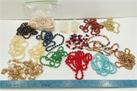 Huge Lot of Vintage Beaded Necklaces