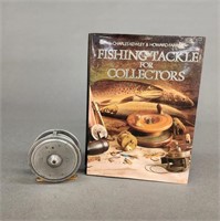 Vintage Alex Martin "Thistle" reel and book