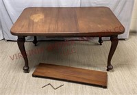 Antique 1800s Manual Crank Mahogany Dining Table